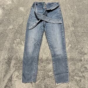 Abercrombie & Fitch Jeans Womens 28 /8 Ultra High Rise Super Skinny Ankle Belted